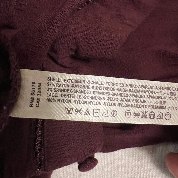 Free People Women's Mini Dress Red Rayon Sleeveless Size Small Party Dress - Picture 4 of 8